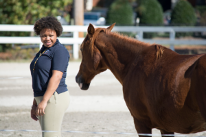 girl with horse at CORRAL Classic 2017