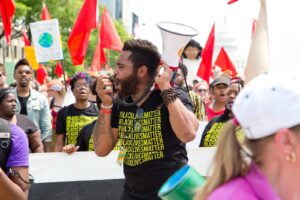 Black Lives Matter rally speaker