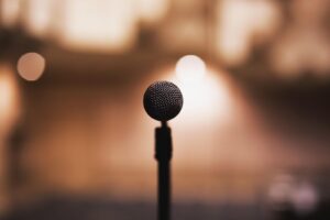 microphone in auditorium